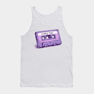 Purple Tape Cassette Tank Top